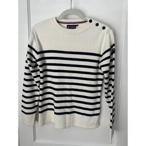 Hublot Mode Marine Striped Sweater Women's Medium French Nautical
